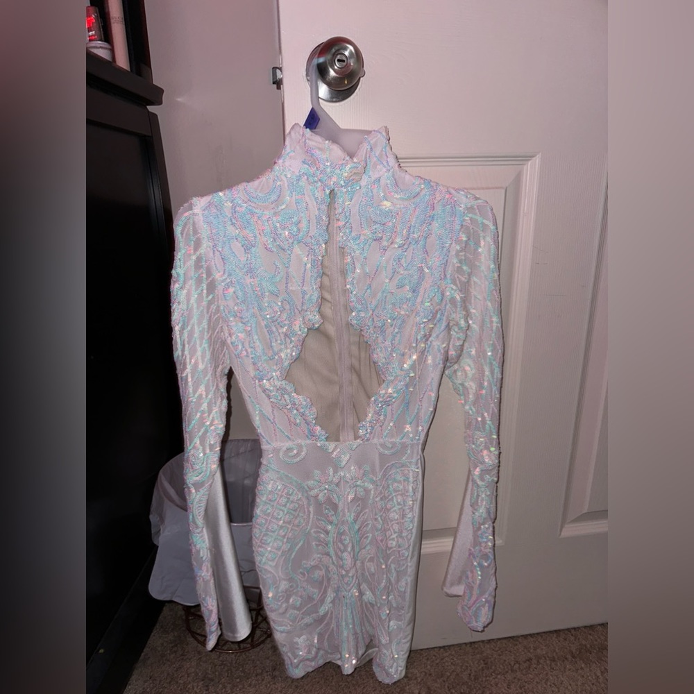 CUSTOM HOMECOMING (SHORT IRIDESCENT) DRESS